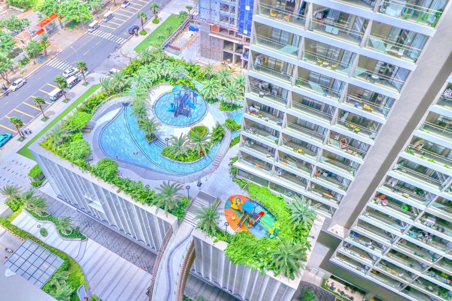 شقة Dua'S House - The SóNg Vung Tau, Sky Pool & Gym المظهر الخارجي الصورة