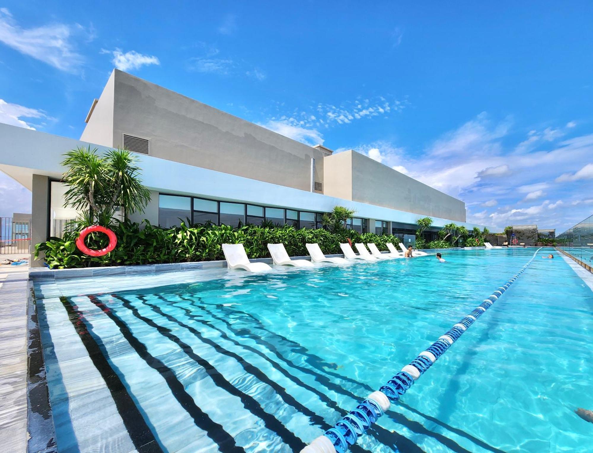 شقة Dua'S House - The SóNg Vung Tau, Sky Pool & Gym المظهر الخارجي الصورة