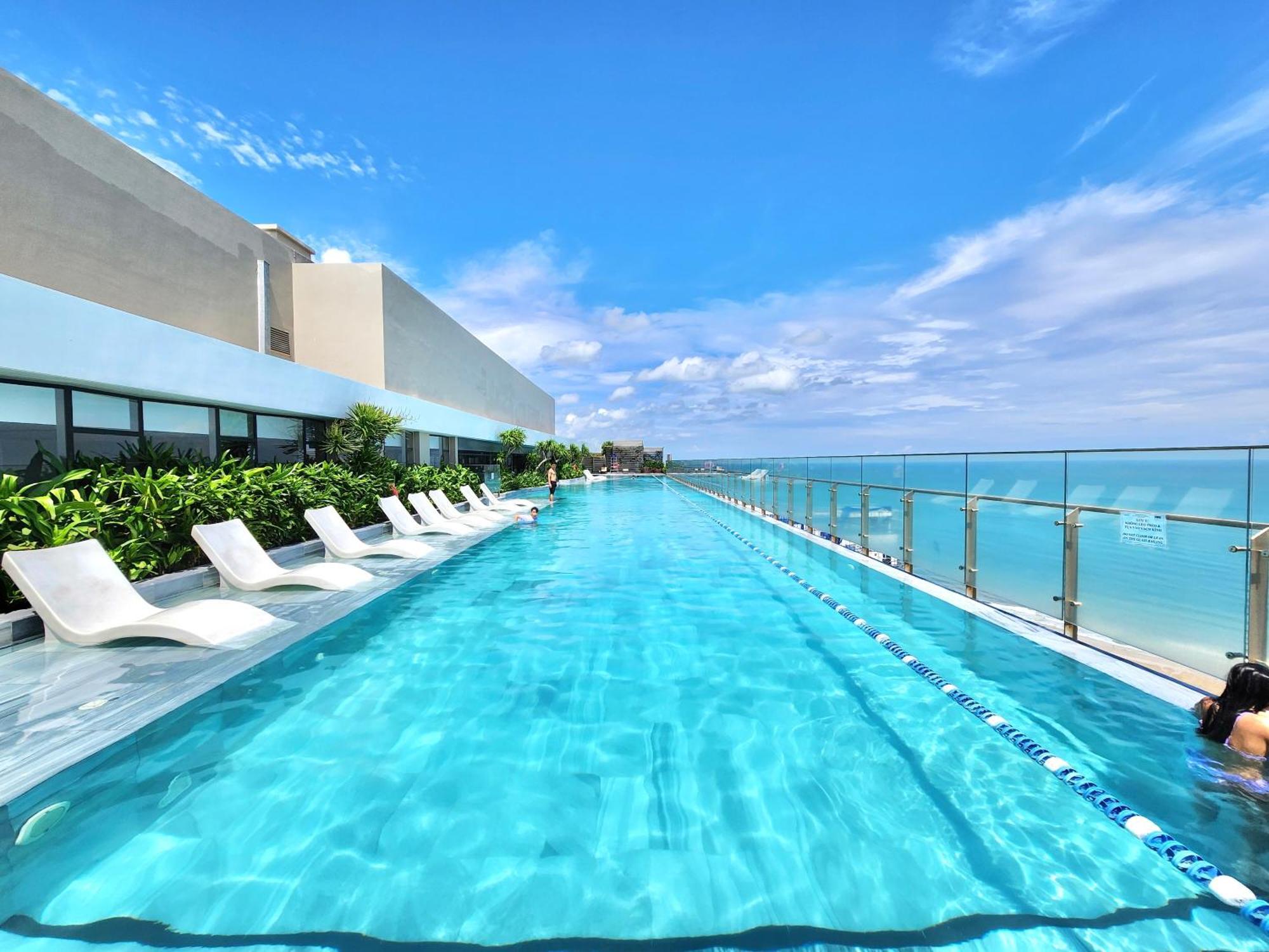 شقة Dua'S House - The SóNg Vung Tau, Sky Pool & Gym المظهر الخارجي الصورة