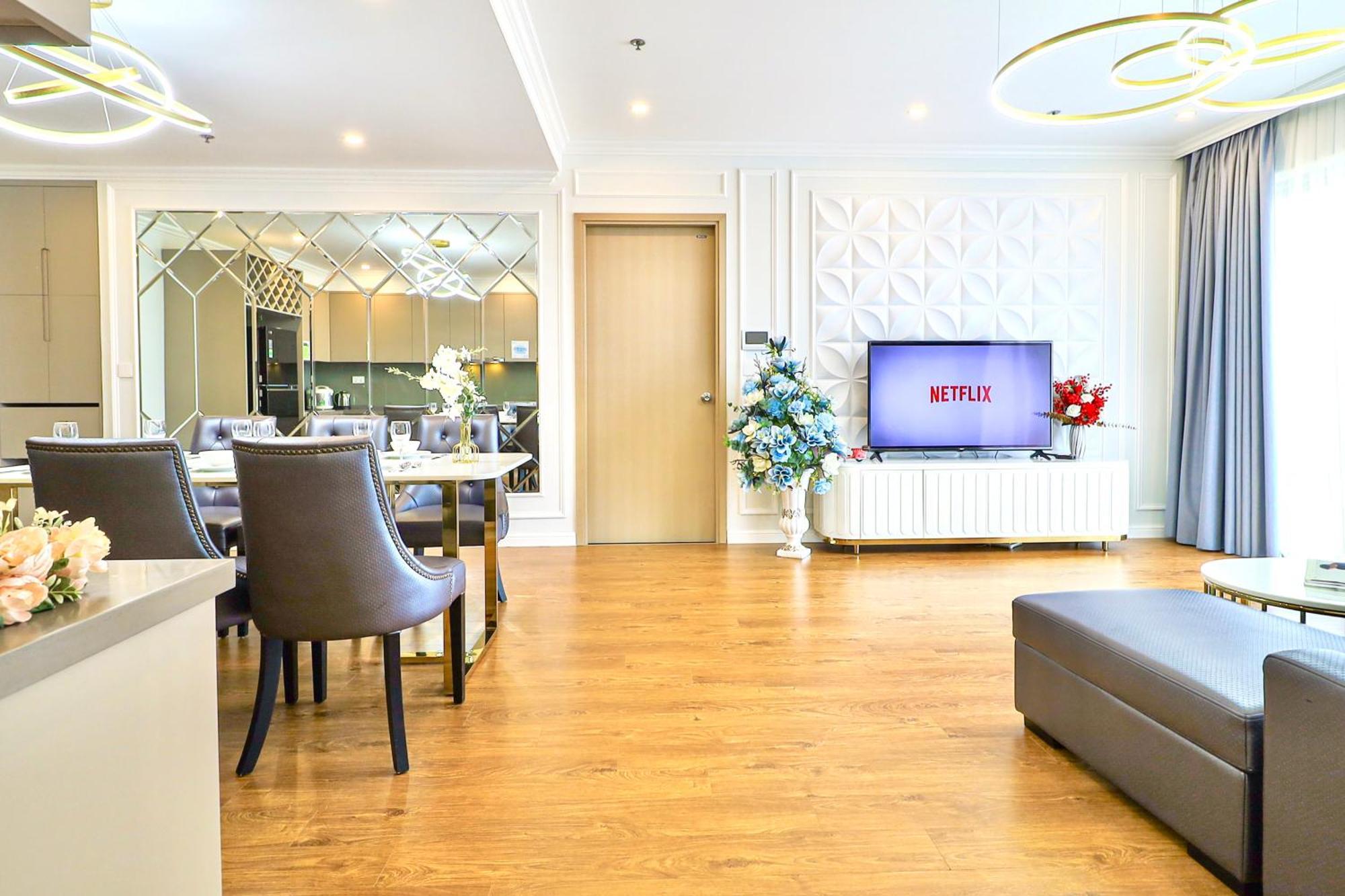 شقة Dua'S House - The SóNg Vung Tau, Sky Pool & Gym المظهر الخارجي الصورة